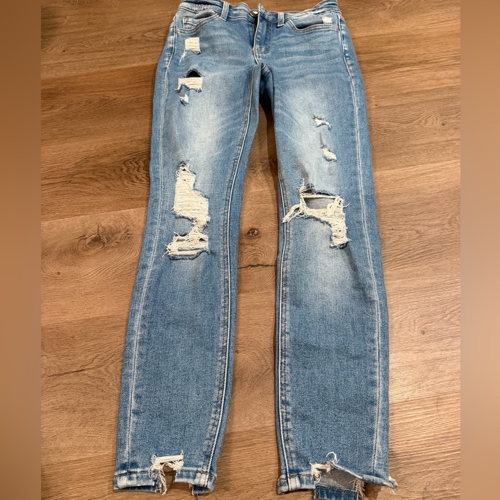 Altar'd State Distressed Blue Jeans Size 26